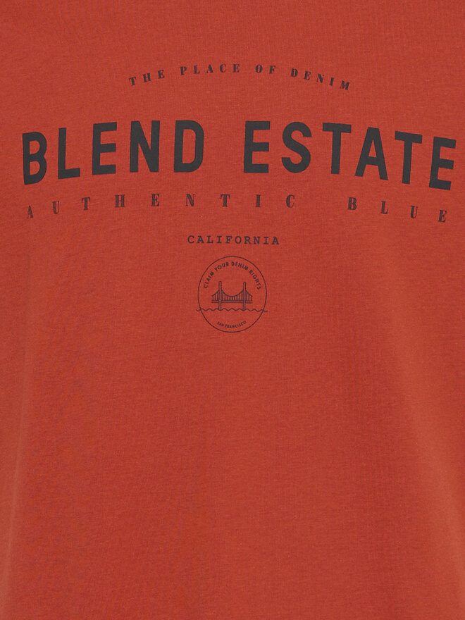Blend Blend Marškinėliai 20717160 Raudona Regular Fit