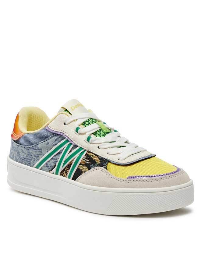 Desigual Sneakersy Desigual 24SSKA01 Kolorowy
