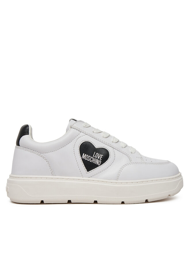 LOVE MOSCHINO Sneakersy LOVE MOSCHINO JA15154G1MIA110A Biały