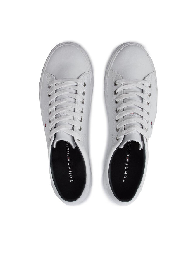 Tommy Hilfiger Sneakers Tommy Hilfiger Essential Leather Sneaker FM0FM02157 Weiß