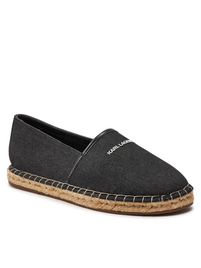 KARL LAGERFELD Espadryle KARL LAGERFELD KL70104 Czarny