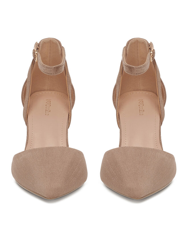 DeeZee Pumps DeeZee DZ1019 Beige