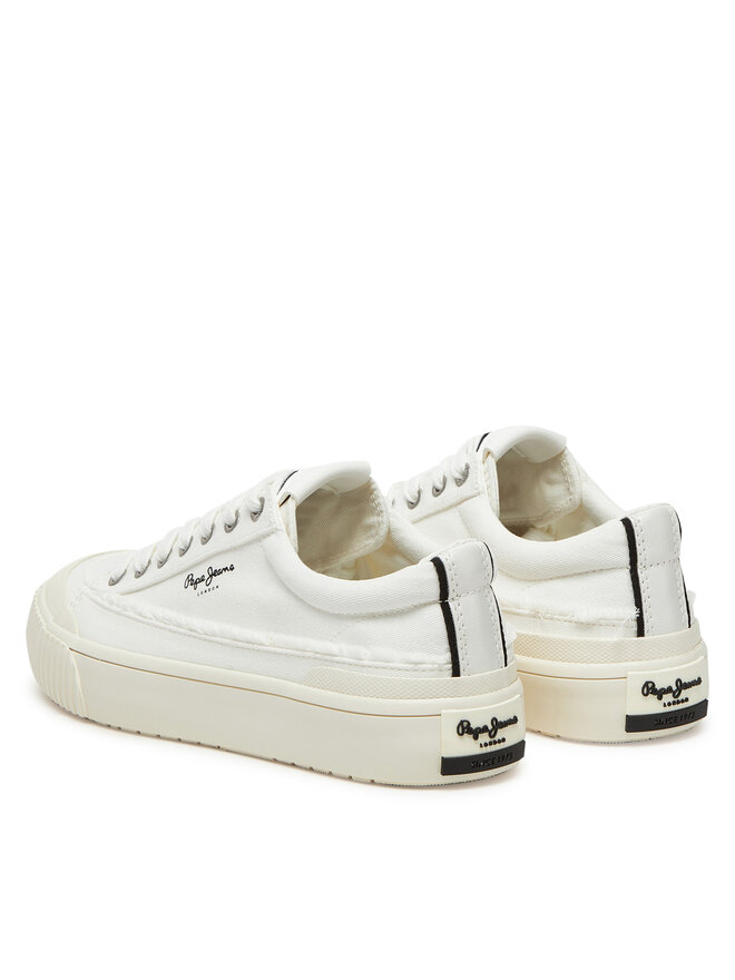 Pepe Jeans Πάνινα παπούτσια Pepe Jeans Ben Fresh W PLS31589 Λευκό
