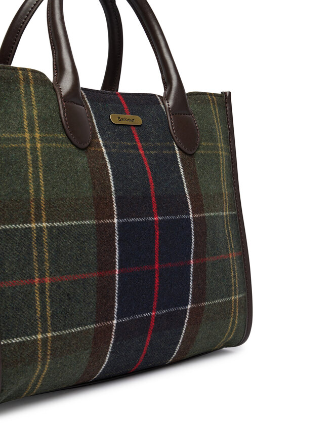 Barbour Handtasche Barbour Barbour Barrhill Tartan Tote Bag LBA0423OL91 Braun