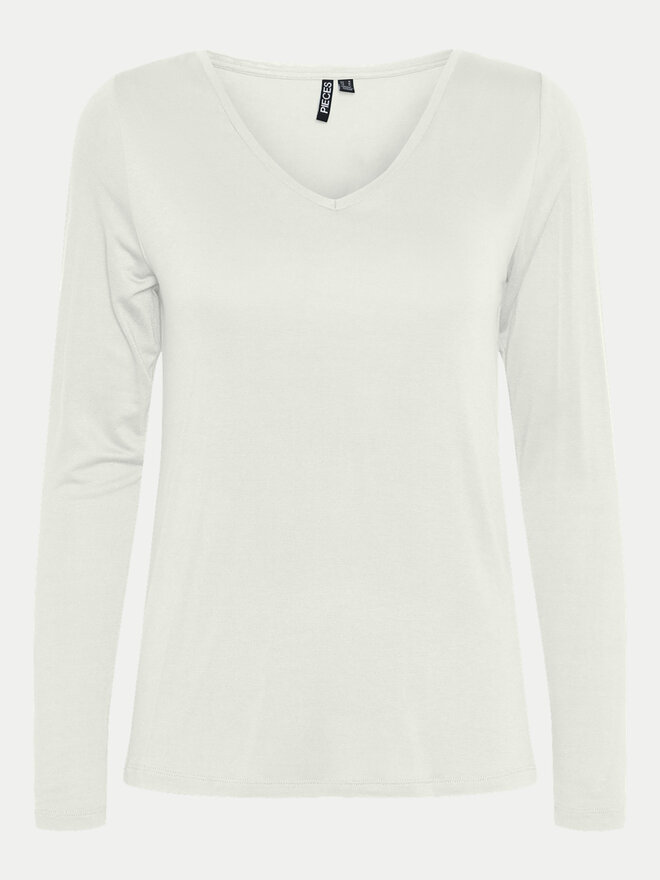 Pieces Pieces Marškinėliai Billo 17151127 Balta Regular Fit