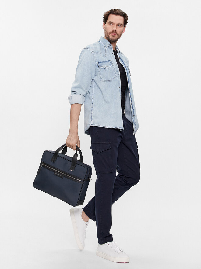 Tommy Hilfiger Torba za laptop Tommy Hilfiger Th Urban Repreve Computer Bag AM0AM11836 Tamnoplava