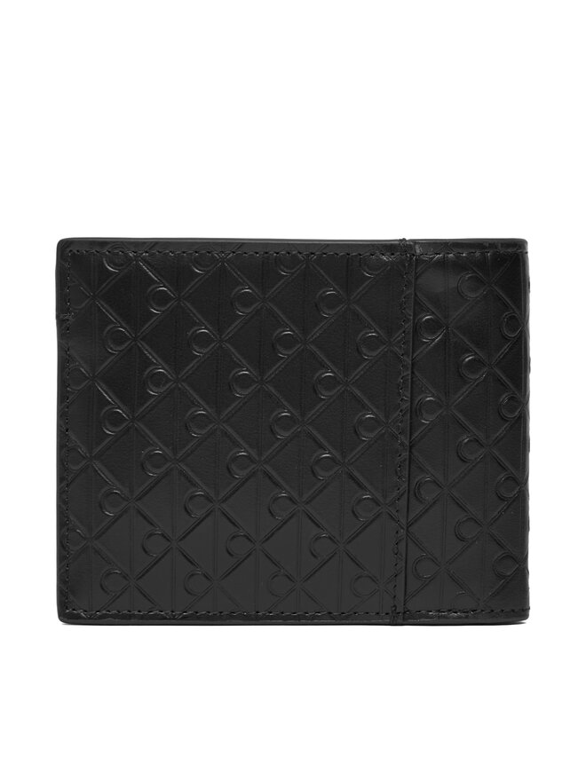 Calvin Klein Kreditkartenetui Calvin Klein Embossed Emblem Billfold W/ Coin LV04D1129G Schwarz