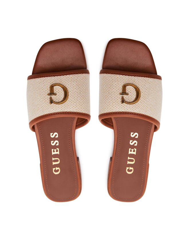 Guess Klapki Guess FLJTAS FAL19 Beżowy