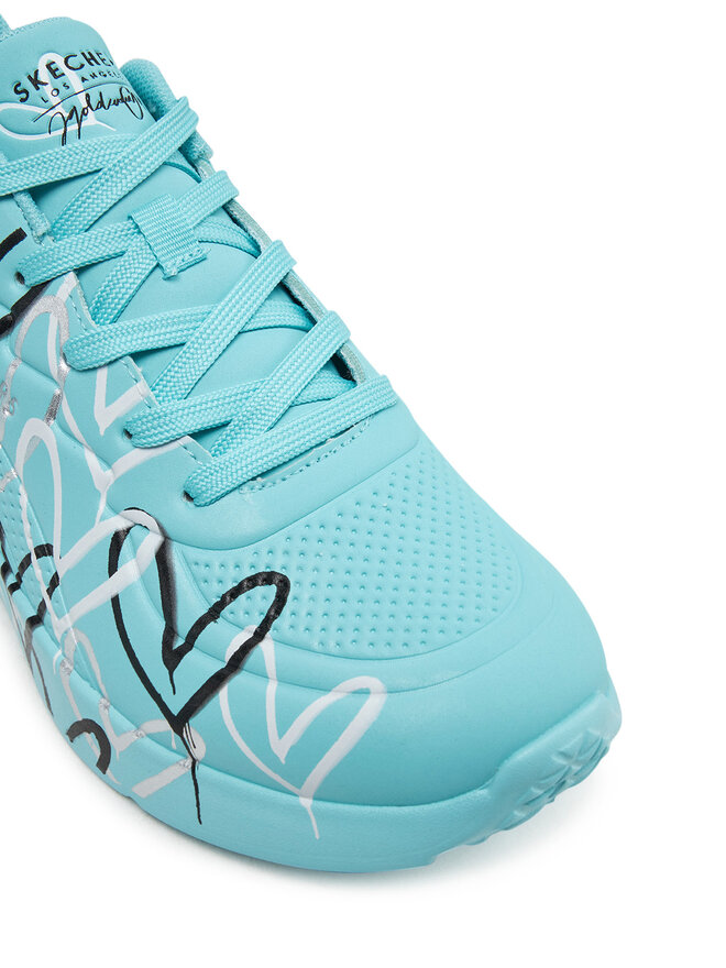 Skechers Αθλητικά Skechers Uno Lite - Heart of Hearts 177977/TURQ Τυρκουάζ