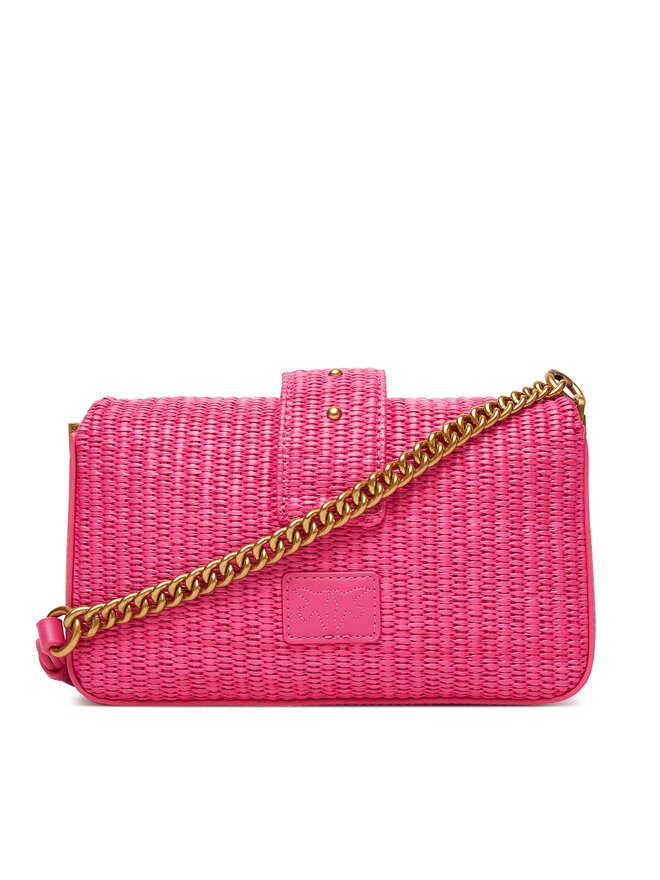 PINKO Handtasche PINKO Love One Mini Slouchy Fl PE 25 PLTT 104340 A2CF Rosa