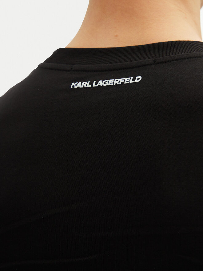 KARL LAGERFELD KARL LAGERFELD Camiseta 755061 552241 Negro Regular Fit