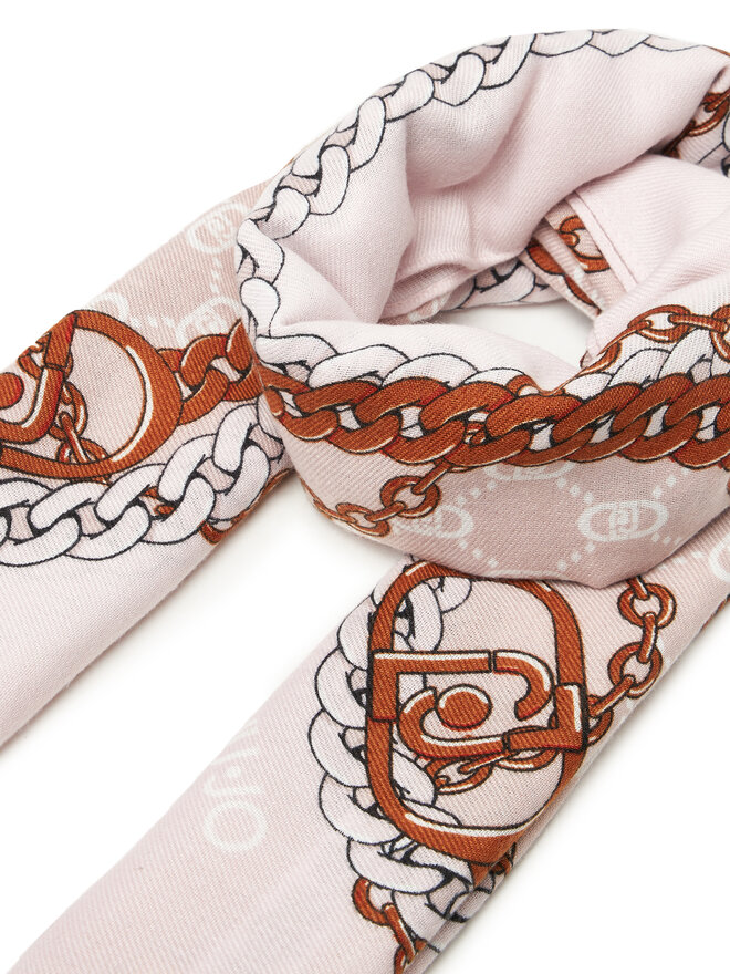 Liu Jo Хустка Liu Jo Ecs Foulard Logo Me 2F5073 T0300 Рожевий