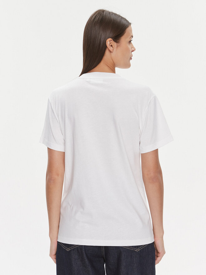 Calvin Klein Calvin Klein T-Shirt Metallic Micro Logo T Shirt K20K206967 Weiß Regular Fit
