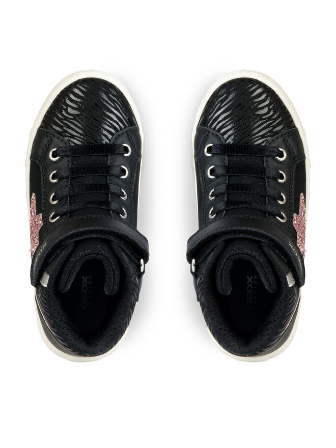 Geox Tenisice Geox J Skylin Girl J368WG 0BJDH C9231 DD Crna