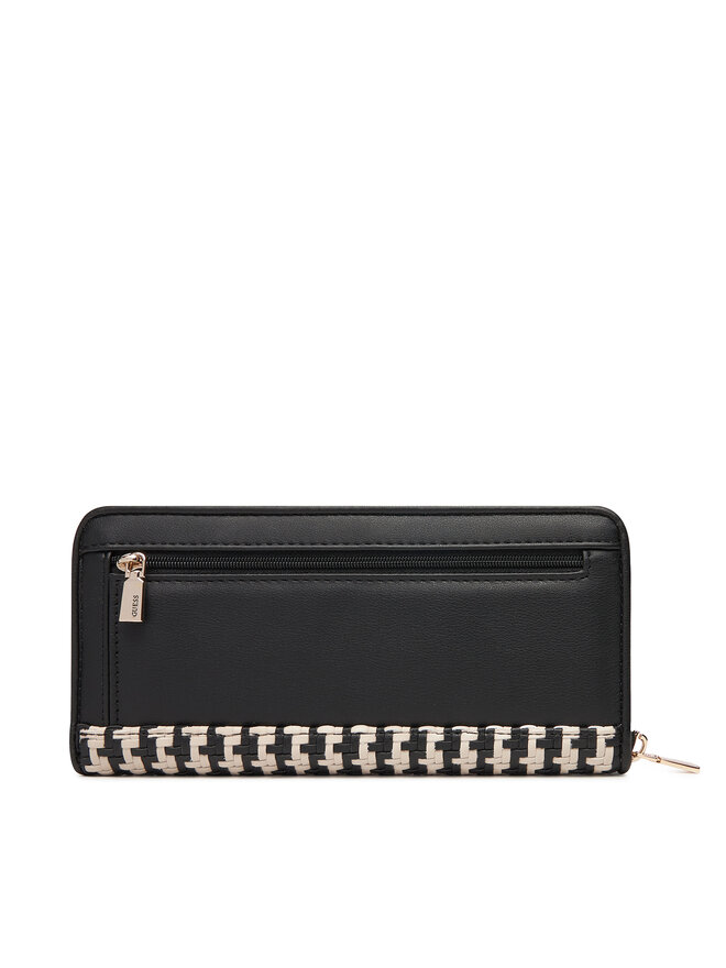 Guess Голям дамски портфейл Guess Mirema Slg SWWG96 31146 Черен
