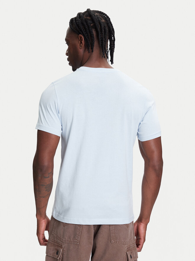 Kappa Kappa Marškinėliai Logo Korpo Cafers 304J150 Žydra Slim Fit