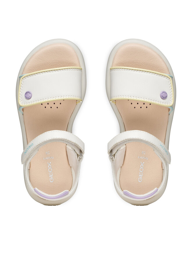 Geox Sandalen Geox J Sandal Puffypop Gi J65MSC 05402 C0653 D Weiß