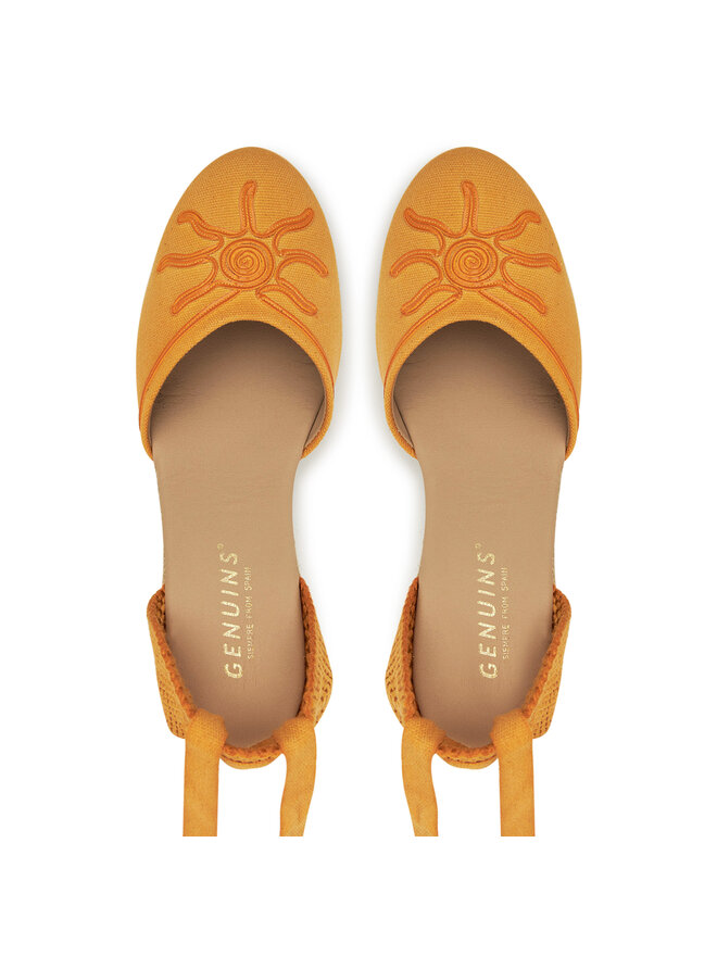 Genuins Espadryle Genuins Vela Sunset G106494 Pomarańczowy