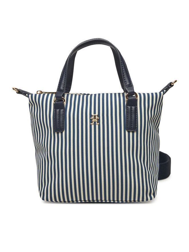 Tommy Hilfiger Bolso Tommy Hilfiger Poppy Summer Small Tote AW0AW17202 Azul marino