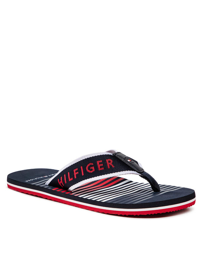 Tommy hilfiger corporate stripe beach sandal on sale