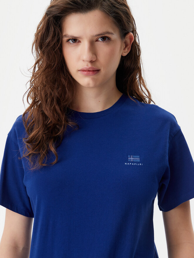 Napapijri Napapijri Camiseta S-Nina NP0A4H87 Azul Regular Fit