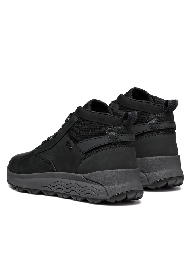 Geox Schnürschuhe Geox U Spherica 4X4 B Abx U26FDA 0FF6K C9997 Schwarz