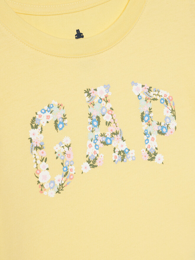 Gap Gap Camiseta 736118-00 Amarillo Regular Fit