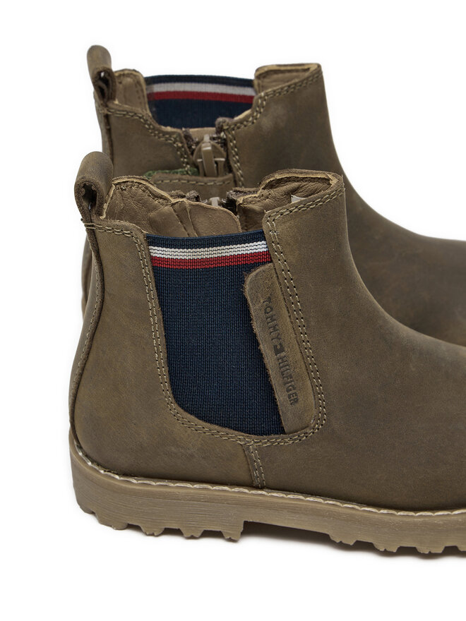 Tommy Hilfiger Μποτίνια Tommy Hilfiger T1X5-33700-0124 M Πράσινο