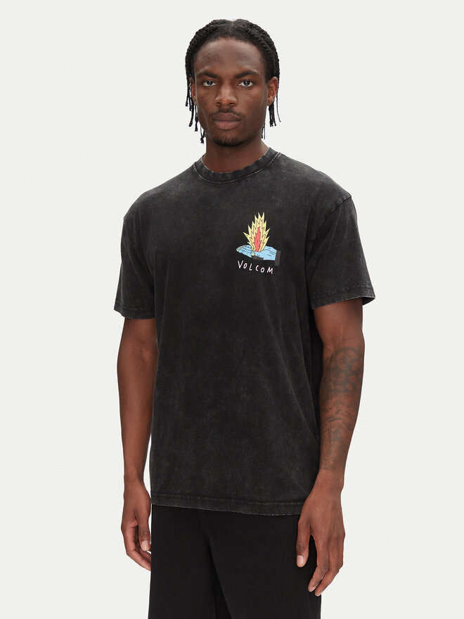 Volcom Volcom Camiseta Bob Moleema 1 A4312553 Negro Loose Fit