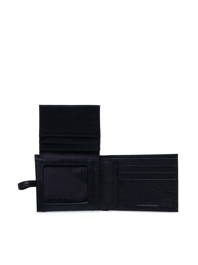 Emporio Armani Liels vīriešu maks Emporio Armani Y4R283 Y068E 80001 Melns