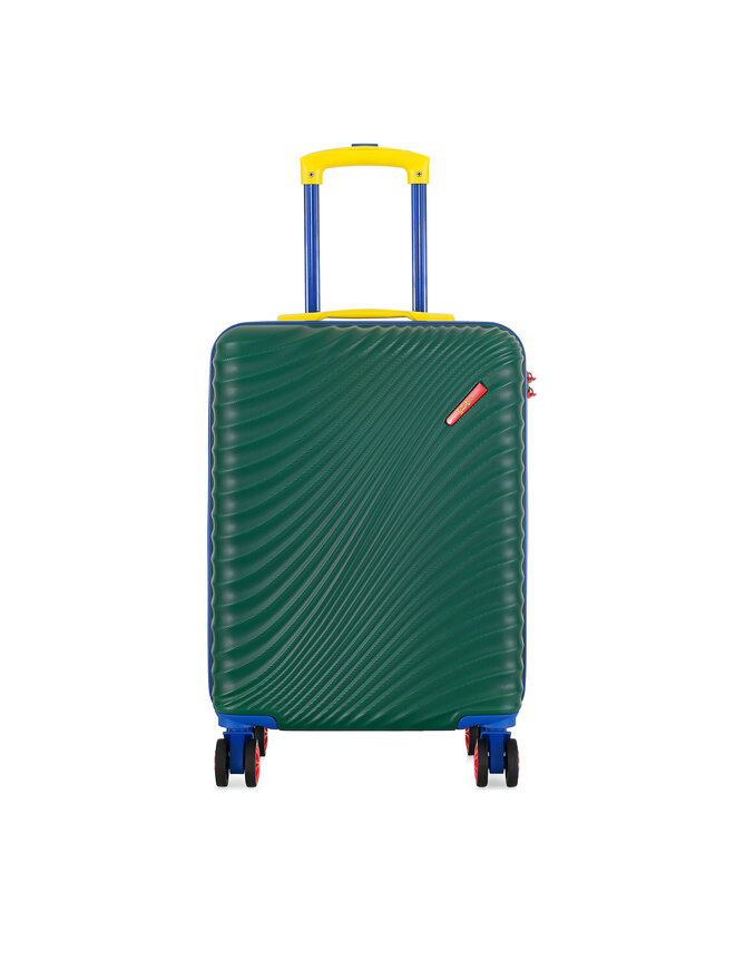 Semi Line Самолетен куфар за ръчен багаж Semi Line T5936-1 Зелен