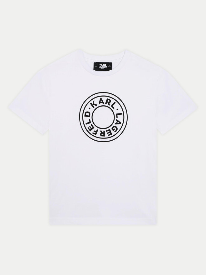 Karl Lagerfeld Kids Karl Lagerfeld Kids Camiseta Z30235 D Blanco Regular Fit