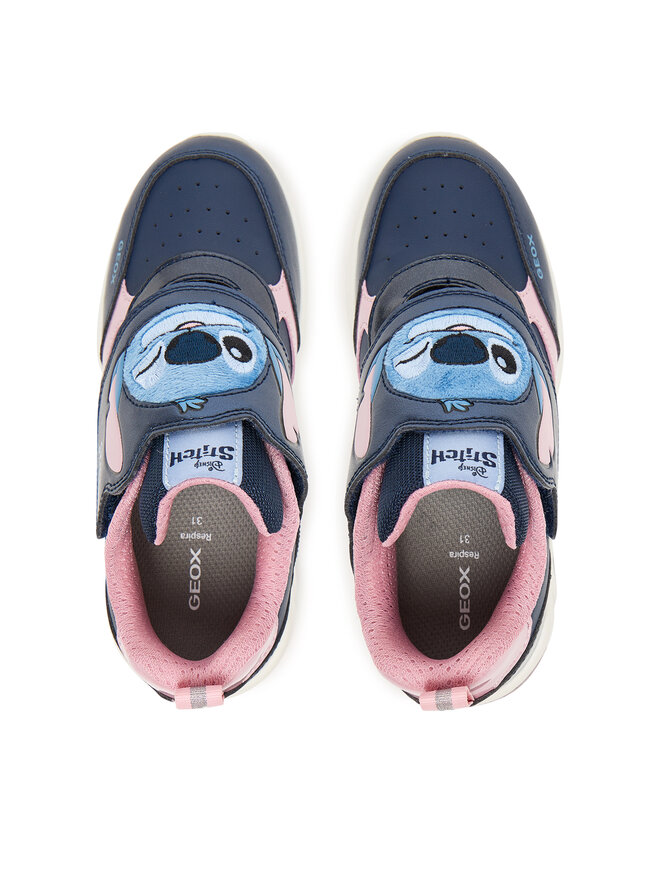 Geox Sneakersy Geox J Fadinlight J56M4F 054AJ C0694 S Tmavomodrá