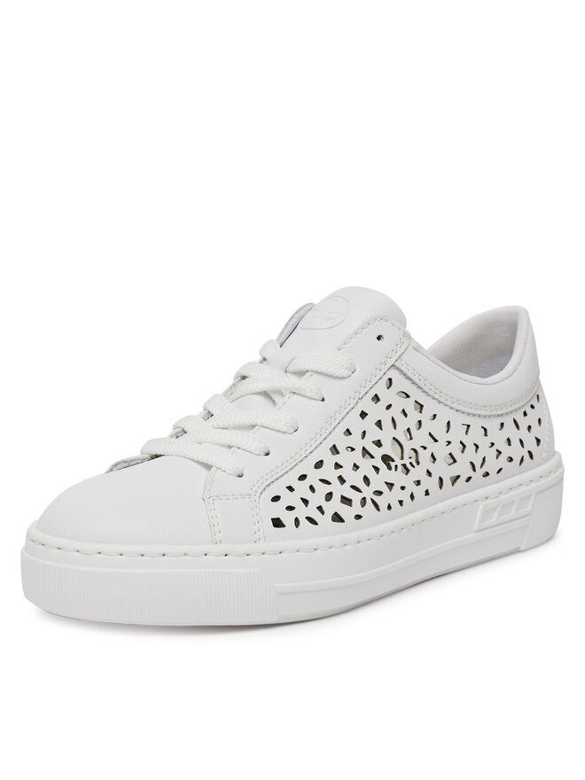 Rieker Sneakersy Rieker L8831-80 Biela