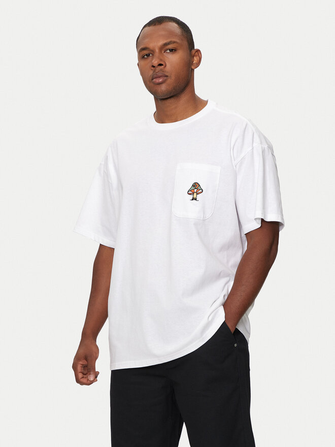 Converse Converse Camiseta M Mushroom Star Chev Tee 10026445-A02 Blanco Regular Fit
