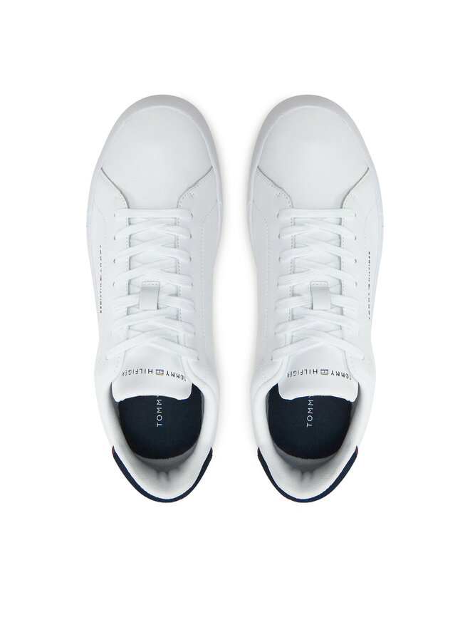 Tommy Hilfiger Zapatillas Tommy Hilfiger Th Court Lth Detail Ess FM0FM05367 Blanco