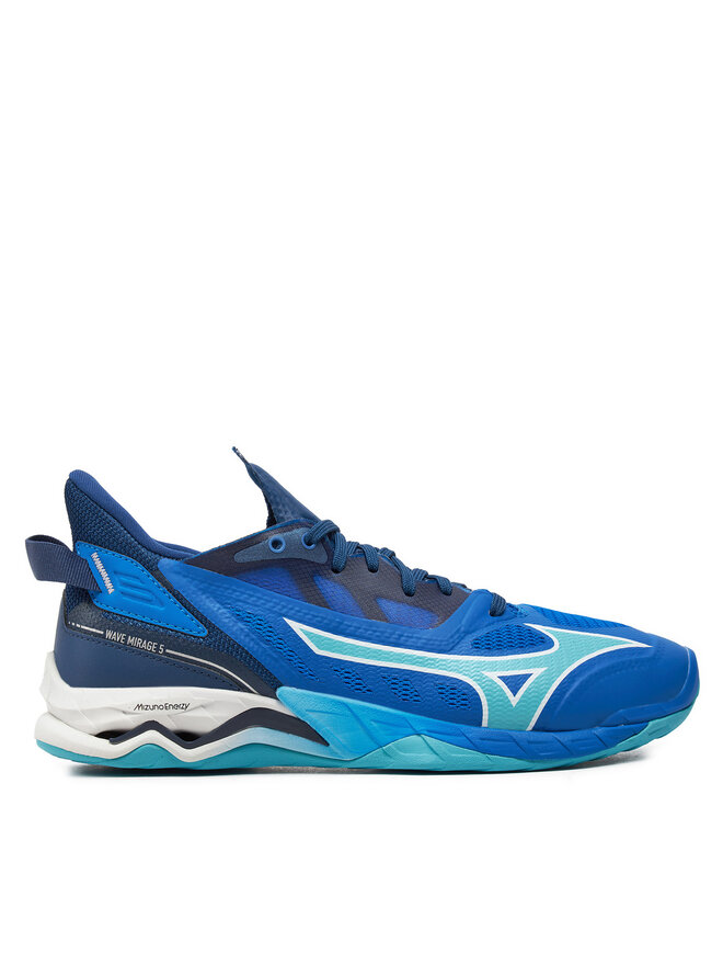 Chaussures pour sport en salle Mizuno Wave Mirage 5 X1GA2350 Bleu fr.eschuhe.ch