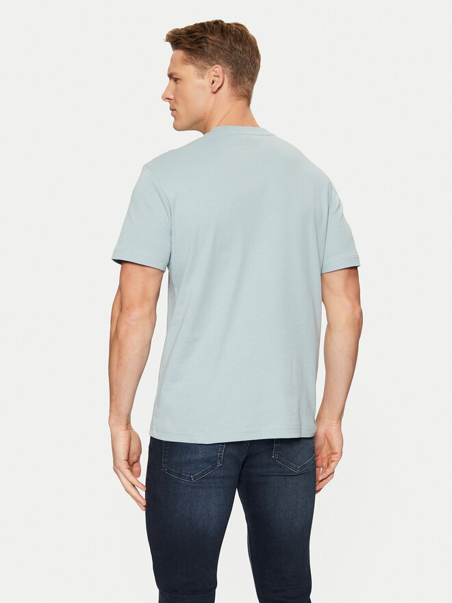 Calvin Klein Calvin Klein T-Shirt Micro Logo Interlock T-Shirt K10K109894 Blau Regular Fit