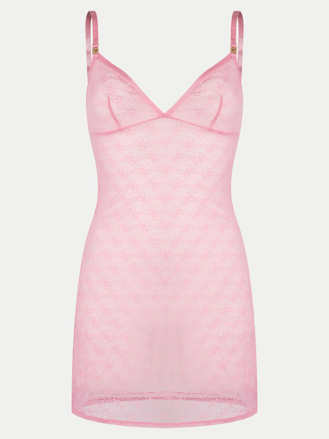 Guess Guess Нічна сорочка O5RX02 KCLB0 Рожевий Slim Fit
