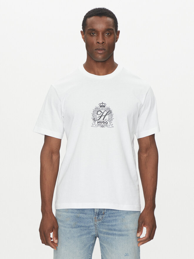 HUGO HUGO T-Shirt 50538246 Weiß Regular Fit