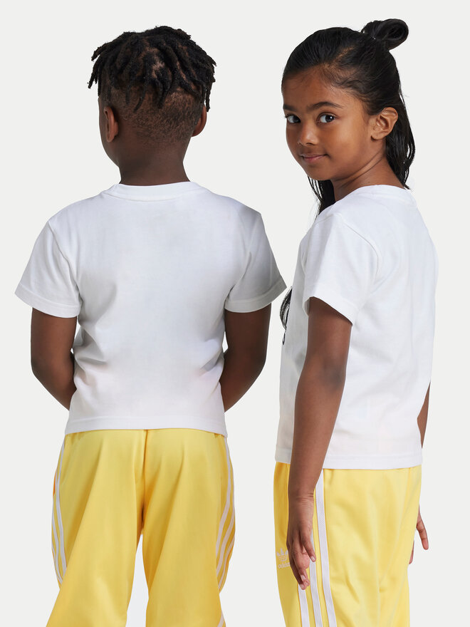 adidas adidas Marškinėliai adicolor Trefoil JE0518 Balta Regular Fit
