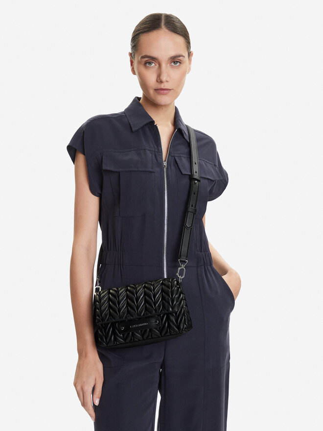 KARL LAGERFELD Ročna torba KARL LAGERFELD A2W30153 Črna