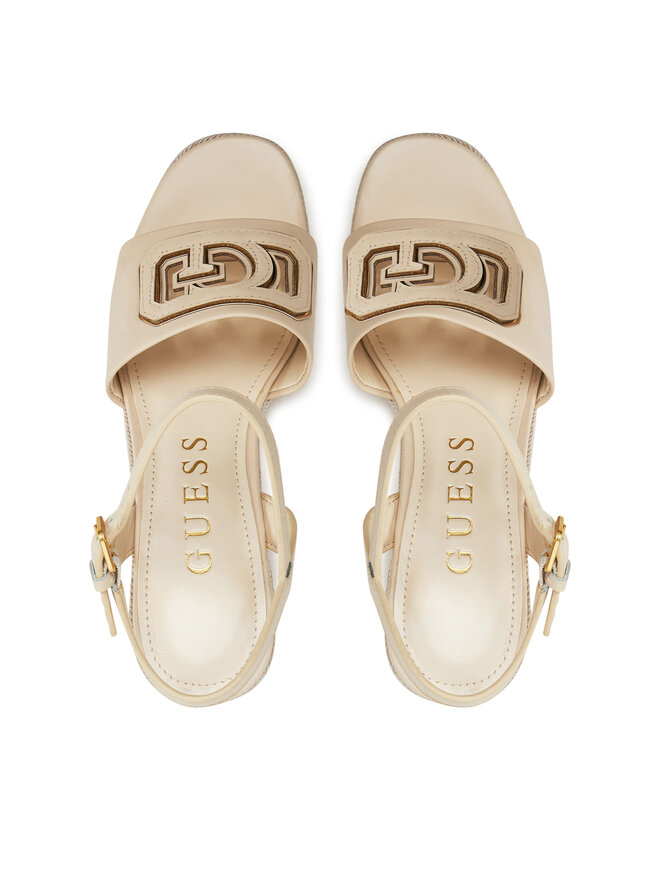 Guess Espadryle Guess FLJFML LEA03 Beżowy