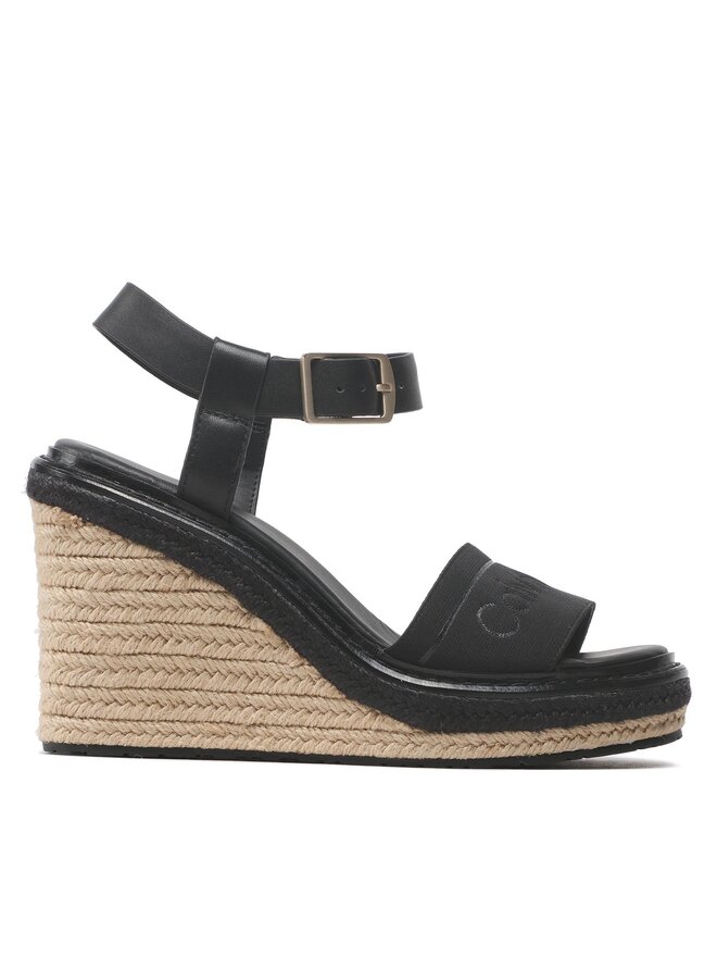 Calvin Klein Espadrilky Calvin Klein Wedge 70HH HW0HW01499 Čierna