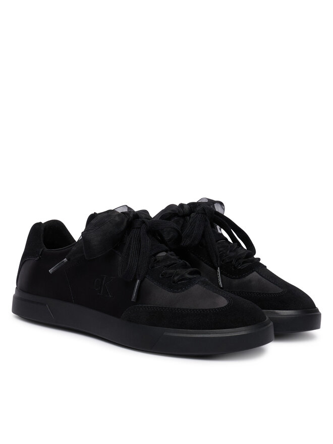 Calvin Klein Sneakers Calvin Klein Low Pro Cupsole Wt Satin Mix HW0HW03288 Schwarz
