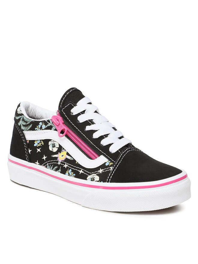 Sneakers aus Stoff Vans Old Skool Zip VN0A2XSMBLK1 Schwarz eschuhe