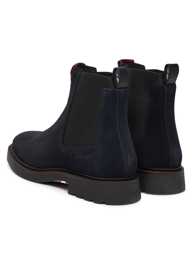 Tommy Hilfiger Ghete Jodhpur Tommy Hilfiger Comfort Lwt FM0FM05592 Bleumarin