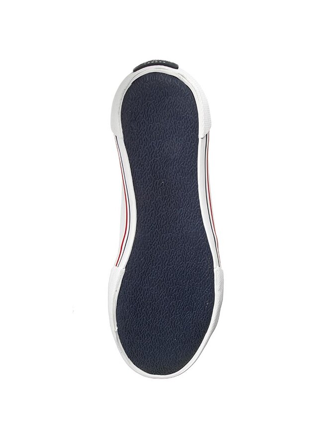 Pepe Jeans Sneakers aus Stoff Pepe Jeans Aberlady Basic 17 PLS30500 Weiß