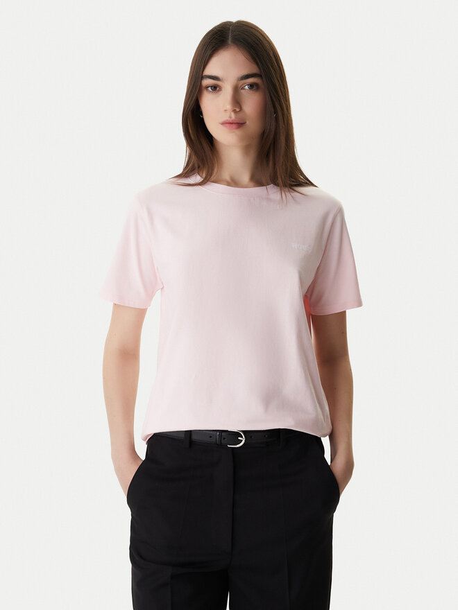 HUGO HUGO Футболка 50555634 Світло-рожевий Regular Fit