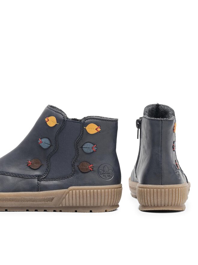 Rieker Botine Rieker N0751-14 Bleumarin